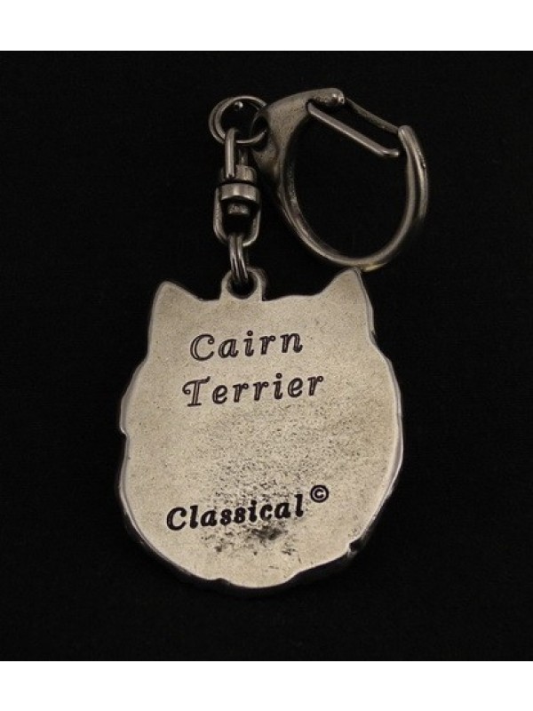 Cairn Terrier - keyring (silver plate) - 75 - 9337
