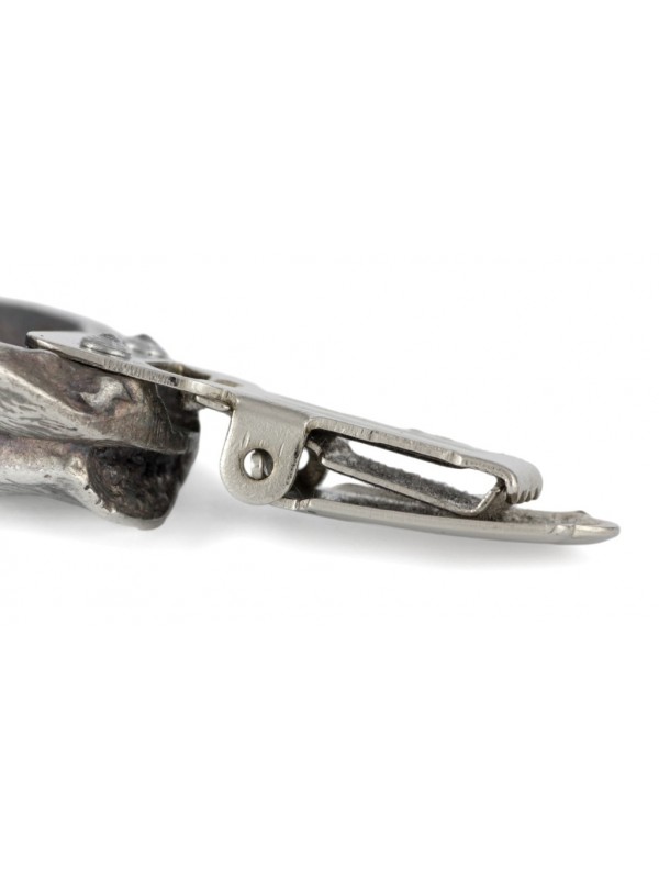 Dachshund - clip (silver plate) - 281 - 26349