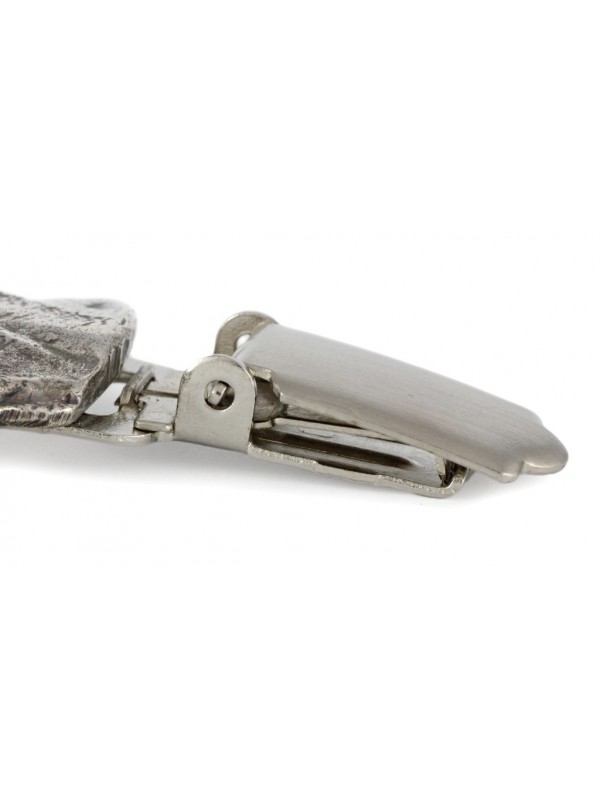 Doberman pincher - clip (silver plate) - 253 - 26255