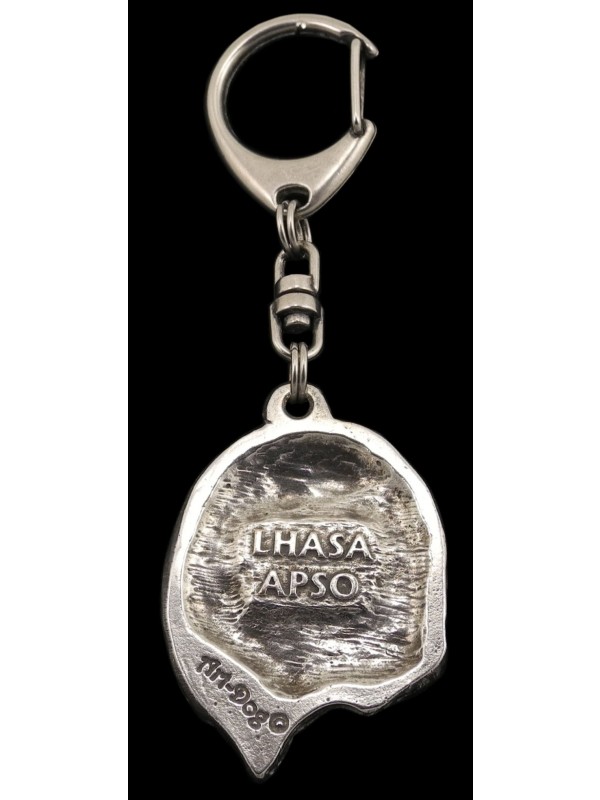 Lhasa Apso - keyring (silver plate) - 116 - 605