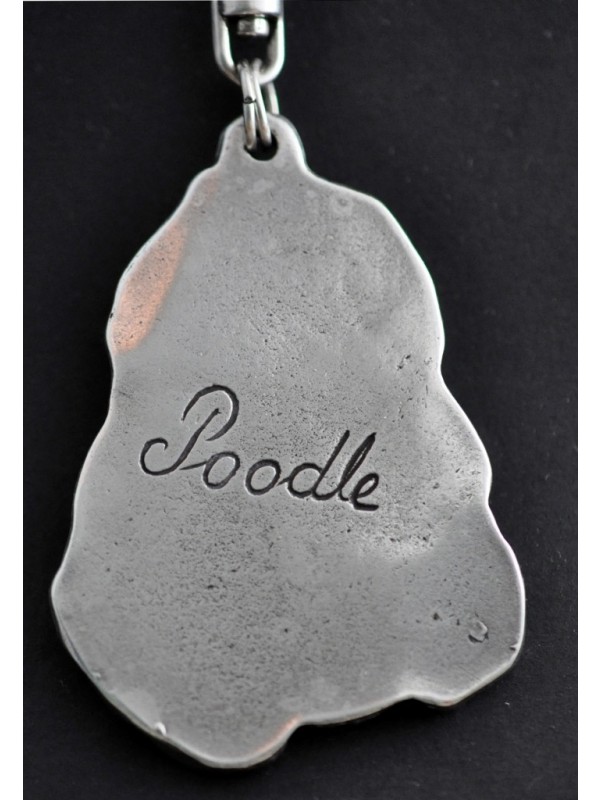 Poodle - keyring (silver plate) - 69 - 404