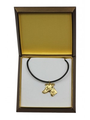 Whippet - necklace (gold plating) - 2477 - 27636