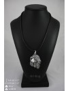 Afghan Hound - necklace (silver plate) - 2946 - 30764