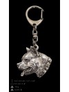 American Staffordshire Terrier - keyring (silver plate) - 2129 - 19414