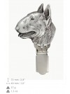 Bull Terrier - clip (silver plate) - 255 - 26264