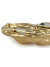 Dachshund - clip (gold plating) - 2589 - 28233