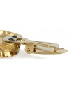 Dachshund - clip (gold plating) - 2589 - 28234