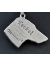 Dachshund - necklace (silver chain) - 3290 - 33610