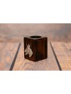 Doberman pincher - candlestick (wood) - 3984 - 37825