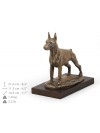 Doberman pincher - figurine (bronze) - 596 - 8336