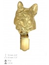 French Bulldog - clip (gold plating) - 1019 - 26620