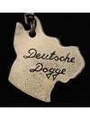 Great Dane - necklace (silver plate) - 2897 - 30568