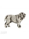 Neapolitan Mastiff - pin (silver plate) - 2657 - 28744