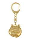 Norwich Terrier - keyring (gold plating) - 1739 - 30184