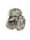 Poodle - pin (silver plate) - 451 - 25903
