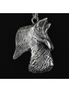 Scottish Terrier - necklace (silver cord) - 3203 - 32687