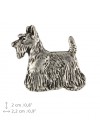 Scottish Terrier - pin (silver plate) - 2665 - 28784