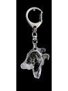 Smooth Collie - keyring (silver plate) - 1821 - 12255