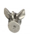 Bull Terrier - keyring (silver plate) - 12