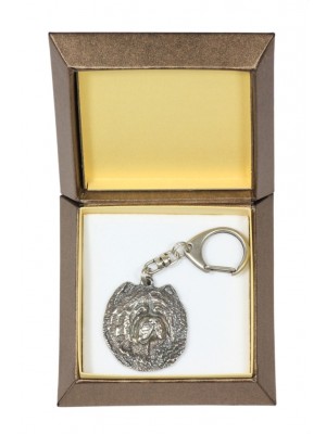 Chow Chow - keyring (silver plate) - 2723 - 29842