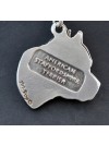 American Staffordshire Terrier - necklace (silver plate) - 2943 - 30751