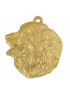 Bernese Mountain Dog - keyring (gold plating) - 2852 - 30276