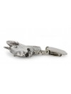 Bull Terrier - clip (silver plate) - 255 - 26267