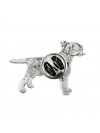 Bull Terrier - pin (silver plate) - 2632 - 28612
