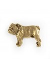 English Bulldog - pin (gold plating) - 1050 - 7765