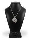 English Springer Spaniel - necklace (silver cord) - 3205 - 33229