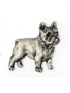 French Bulldog - pin (silver plate) - 466 - 25972