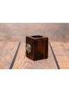 Pug - candlestick (wood) - 3884 - 37320