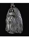 Shih Tzu - necklace (silver plate) - 2941 - 30741