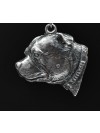 Staffordshire Bull Terrier - keyring (silver plate) - 2244 - 22446