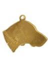 Weimaraner - necklace (gold plating) - 2486 - 27435