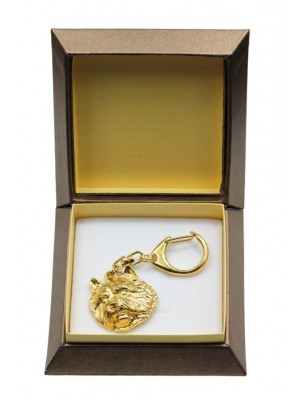 Norwich Terrier - keyring (gold plating) - 2891 - 30564