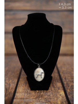 Dalmatian - necklace (silver plate) - 3383 - 34676