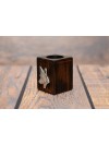 Basenji - candlestick (wood) - 3980 - 37805