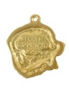 Bernese Mountain Dog - keyring (gold plating) - 2446 - 27185