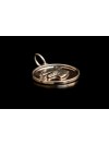 Bull Terrier - necklace (silver plate) - 3441 - 34918