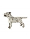 Bull Terrier - pin (silver plate) - 2632 - 28609