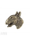 Bull Terrier - pin (silver plate) - 2663 - 28774