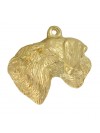 Cesky Terrier - necklace (gold plating) - 1721 - 31403