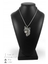 Chinese Crested - necklace (silver cord) - 3177 - 33096