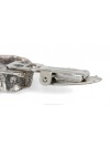Dachshund - clip (silver plate) - 2538 - 27730