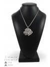 Dachshund - necklace (silver chain) - 3324 - 34460