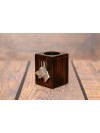 Doberman pincher - candlestick (wood) - 3921 - 37506