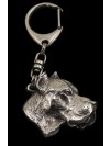 Dogo Argentino - keyring (silver plate) - 2127 - 19359
