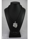 English Bulldog - necklace (silver plate) - 2919 - 30656