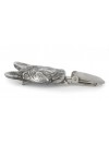 French Bulldog - clip (silver plate) - 252 - 26245